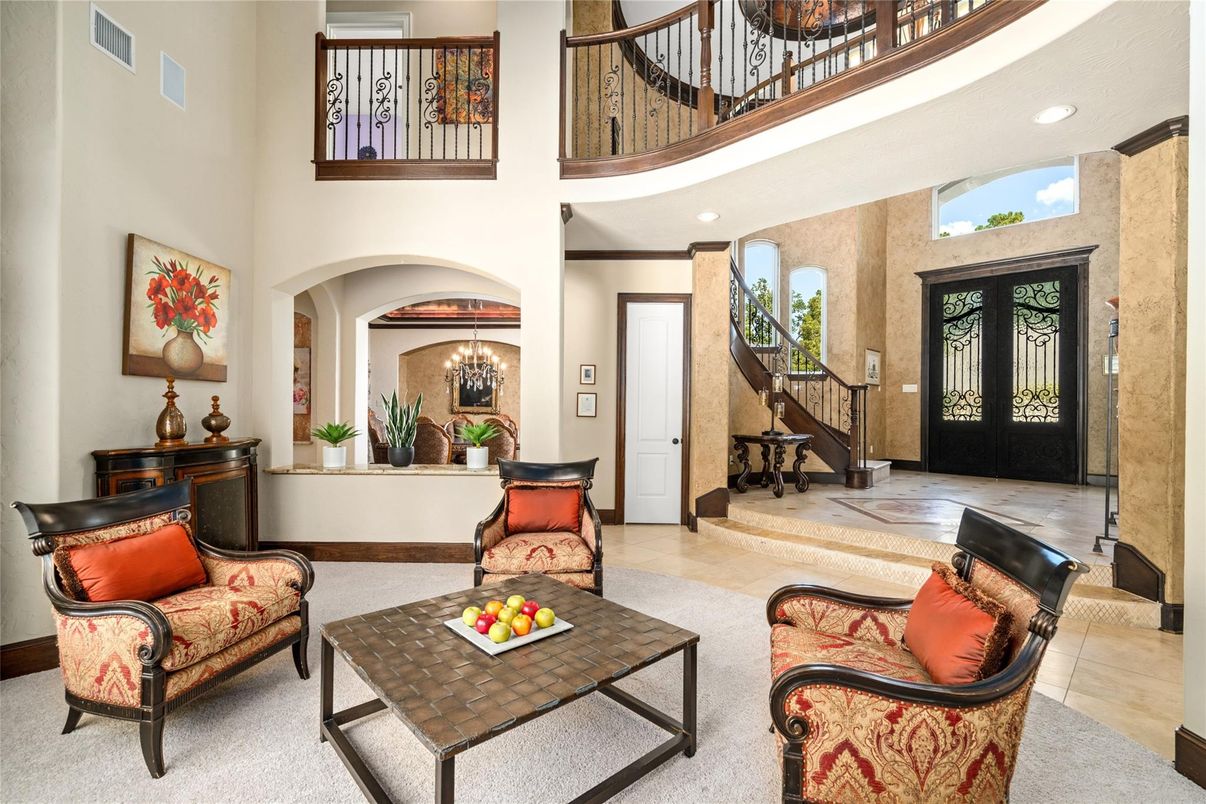 Interior, Living room, Recessed Lighting