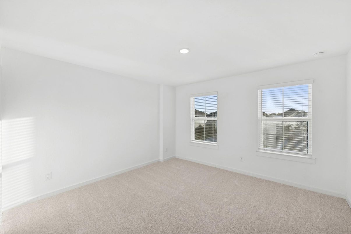 Empty room, Interior, Recessed Lighting