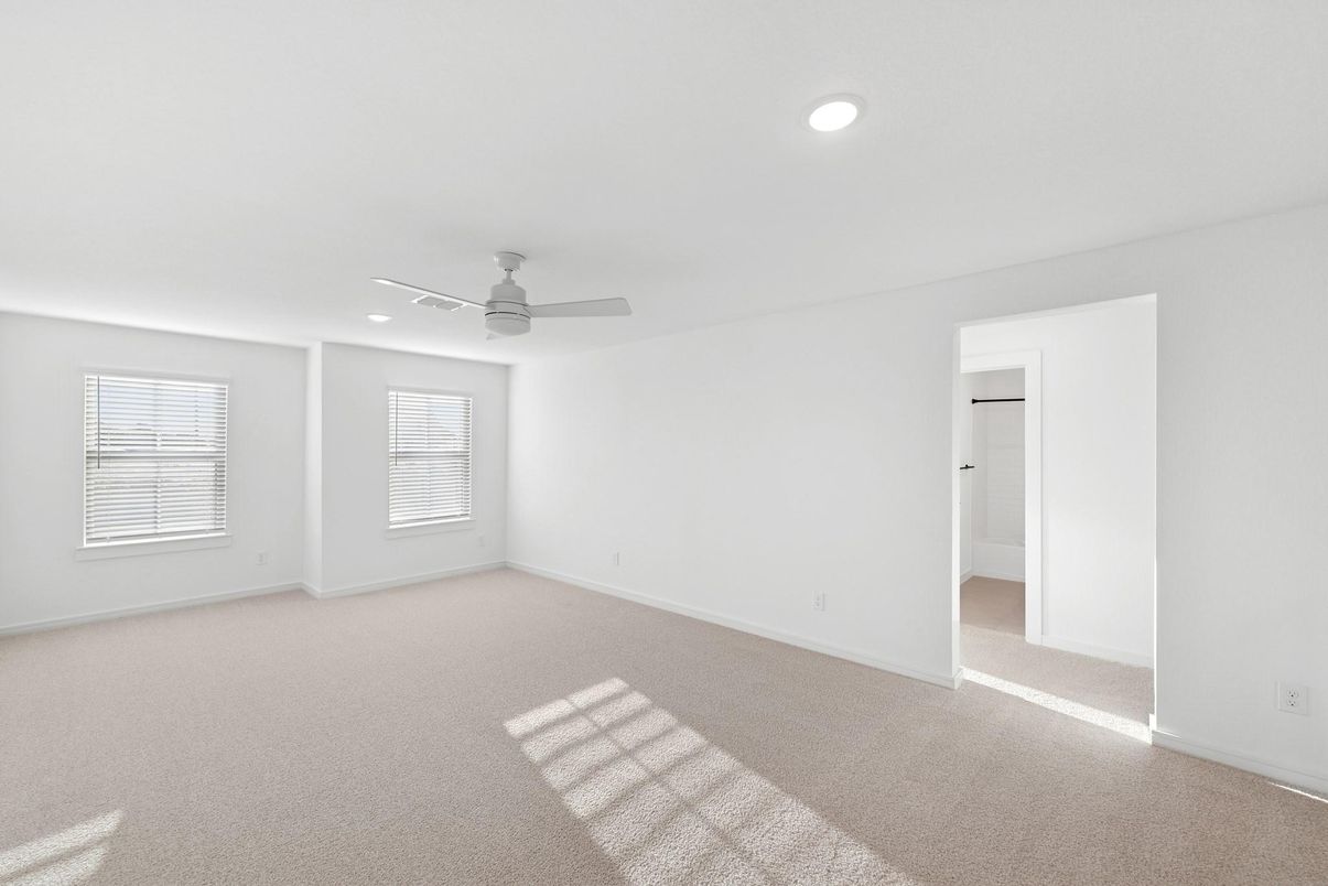 Empty room, Interior, Recessed Lighting