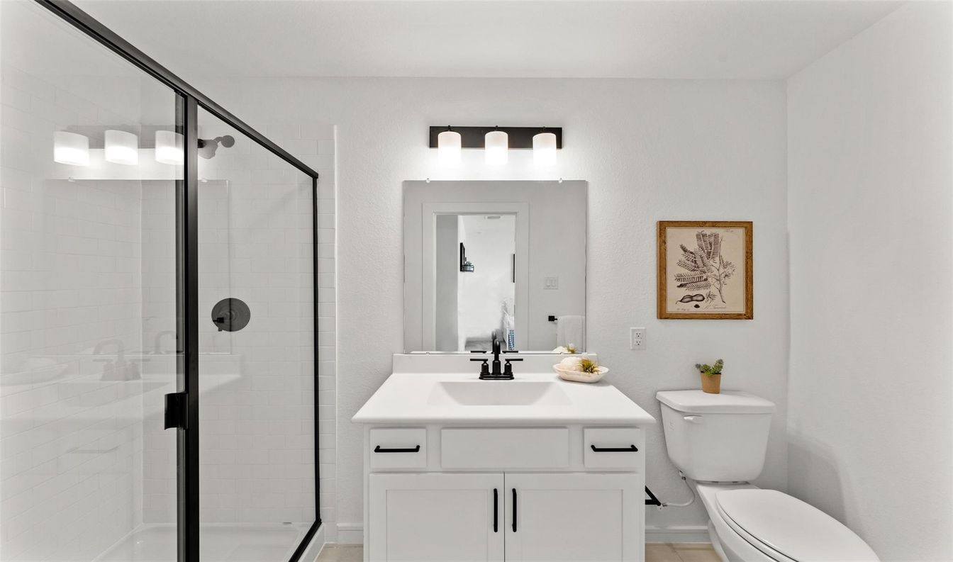 Bathroom, Glass Shower, Interior