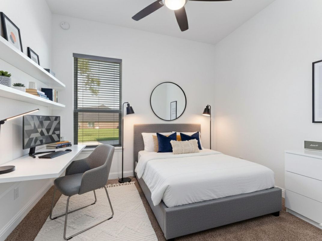 Bedroom, Home Office, Interior