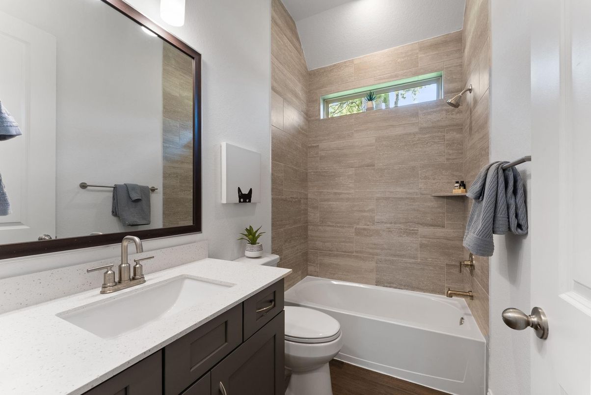 Bathroom, Interior, Wood Texture Flooring