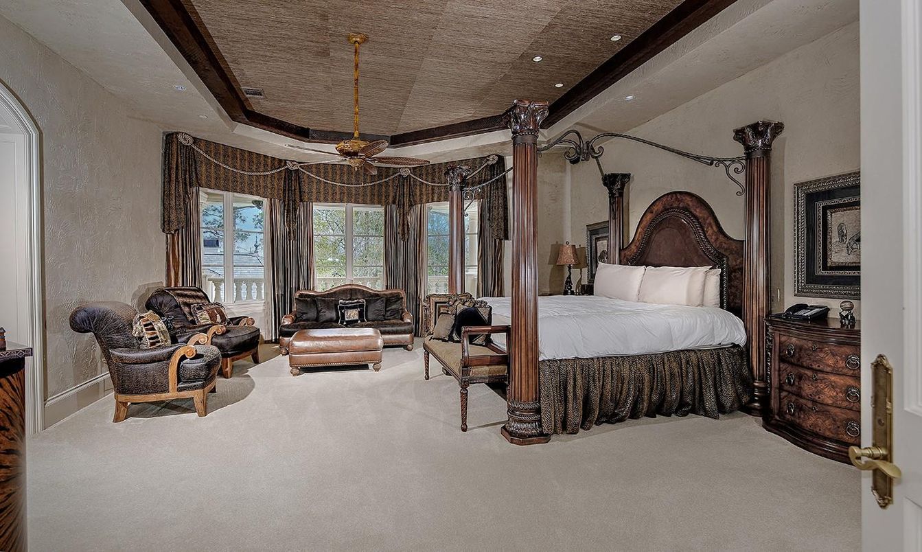 Bedroom, Interior, Recessed Lighting