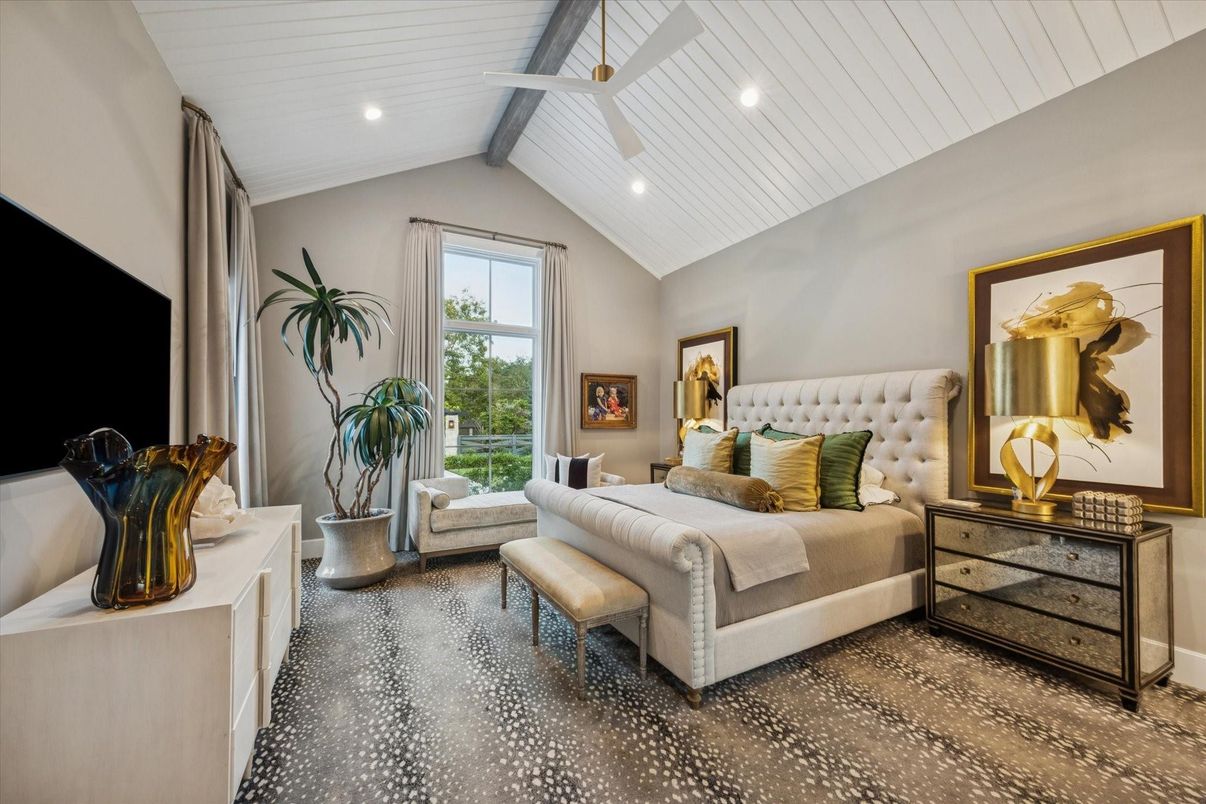 Bedroom, Interior, Recessed Lighting