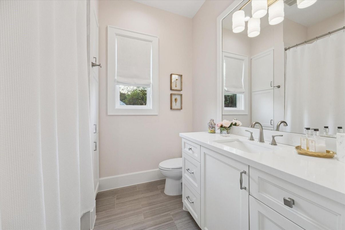 Bathroom, Interior, Wood Texture Flooring