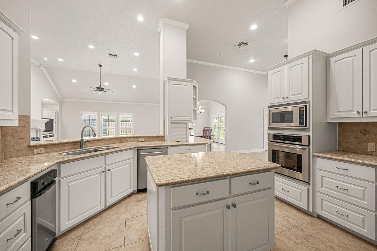 Interior, Kitchen, Recessed Lighting, Stainless Steel Appliances