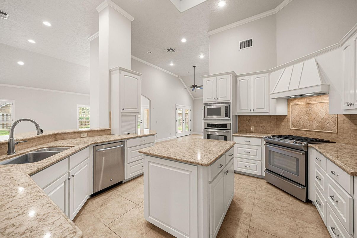 Interior, Kitchen, Recessed Lighting, Stainless Steel Appliances