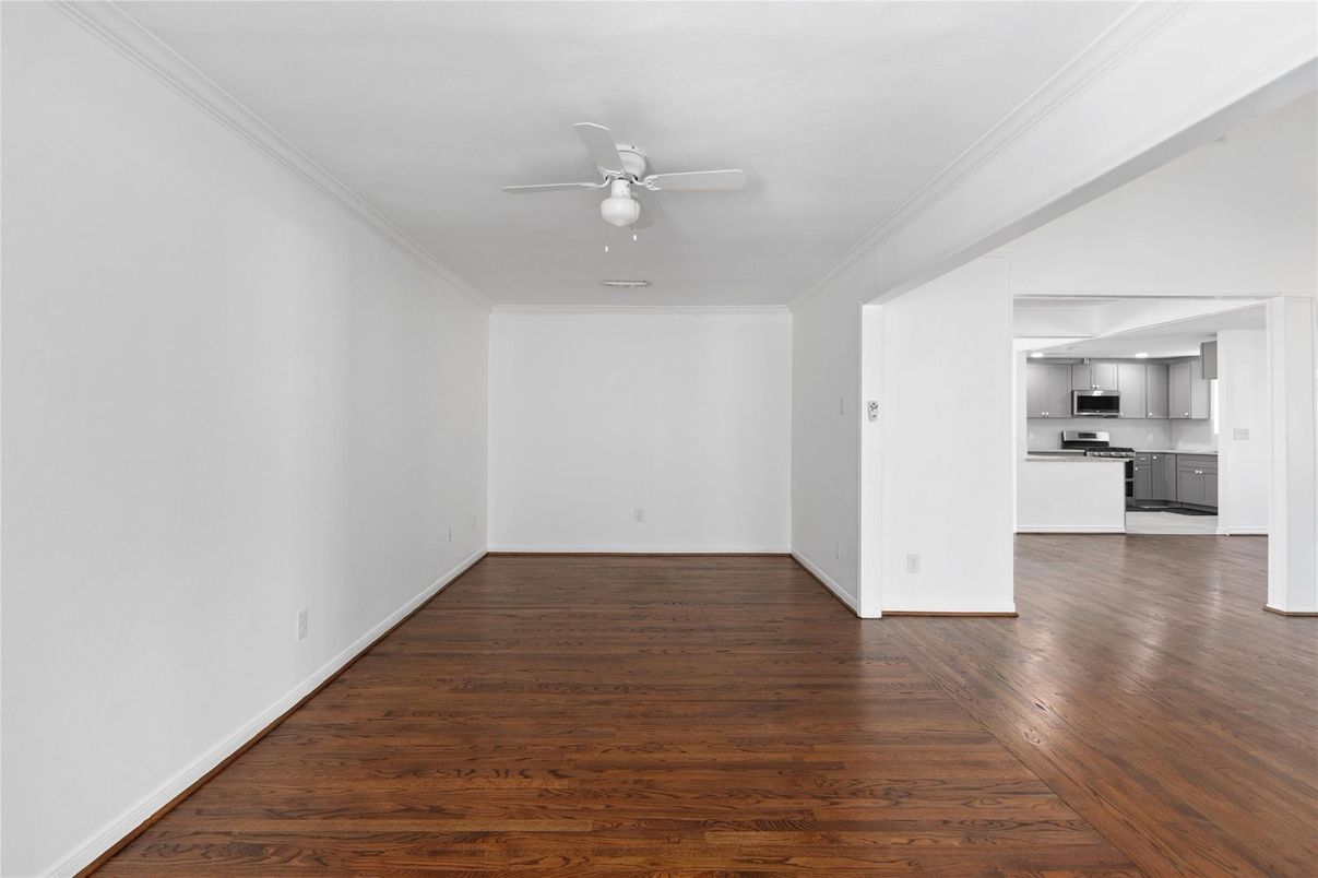 Empty room, Interior, Kitchen, Wood Texture Flooring