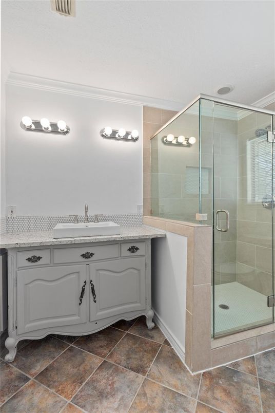 Bathroom, Glass Shower, Interior