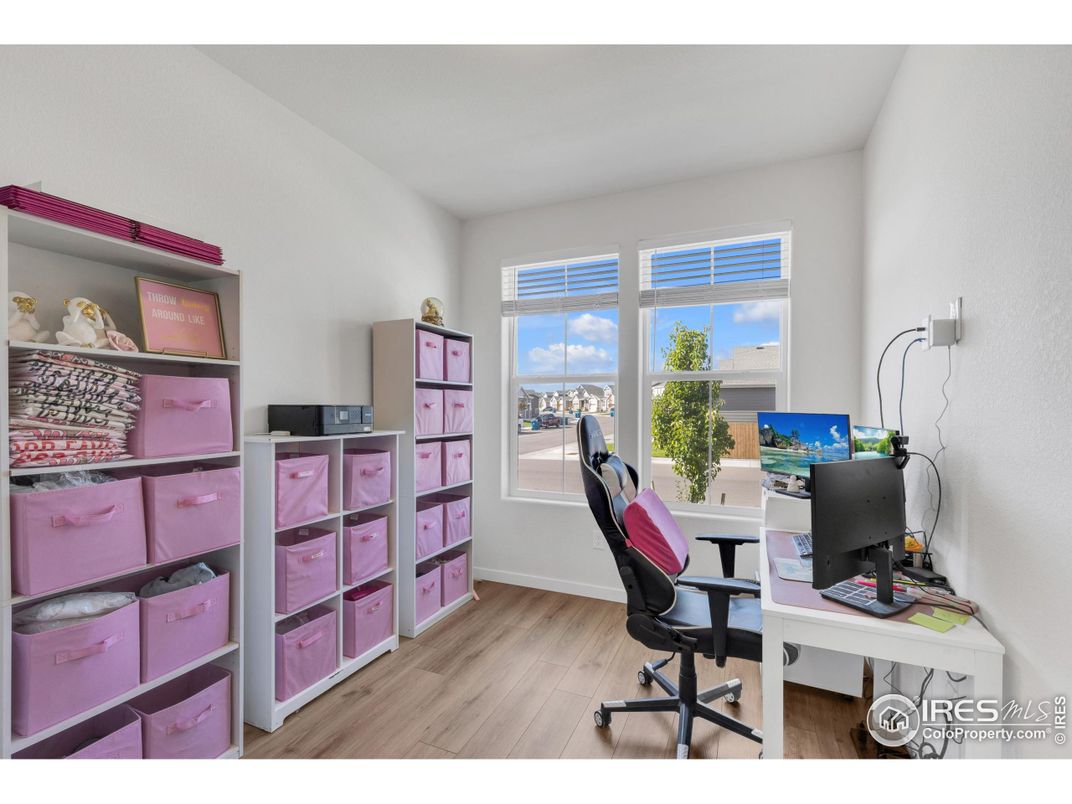 Home Office, Interior, Wood Texture Flooring