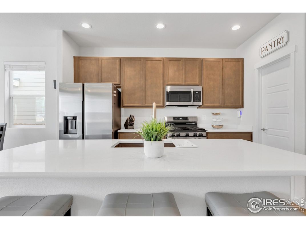 Interior, Kitchen, Recessed Lighting, Stainless Steel Appliances