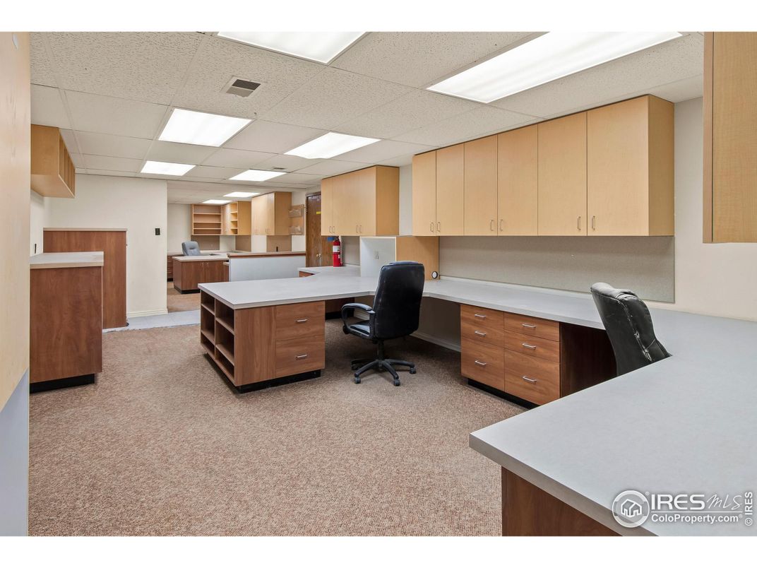 Home Office, Interior, Recessed Lighting