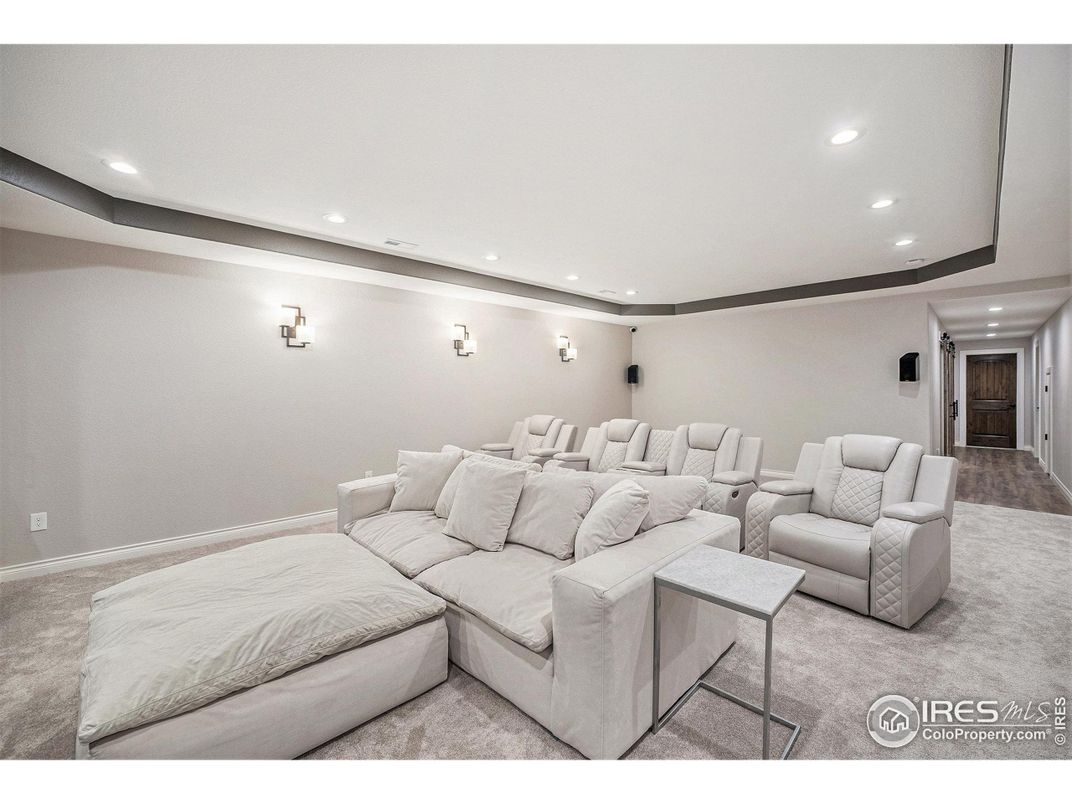 Home Theatre Room, Interior, Recessed Lighting, Theatre Room