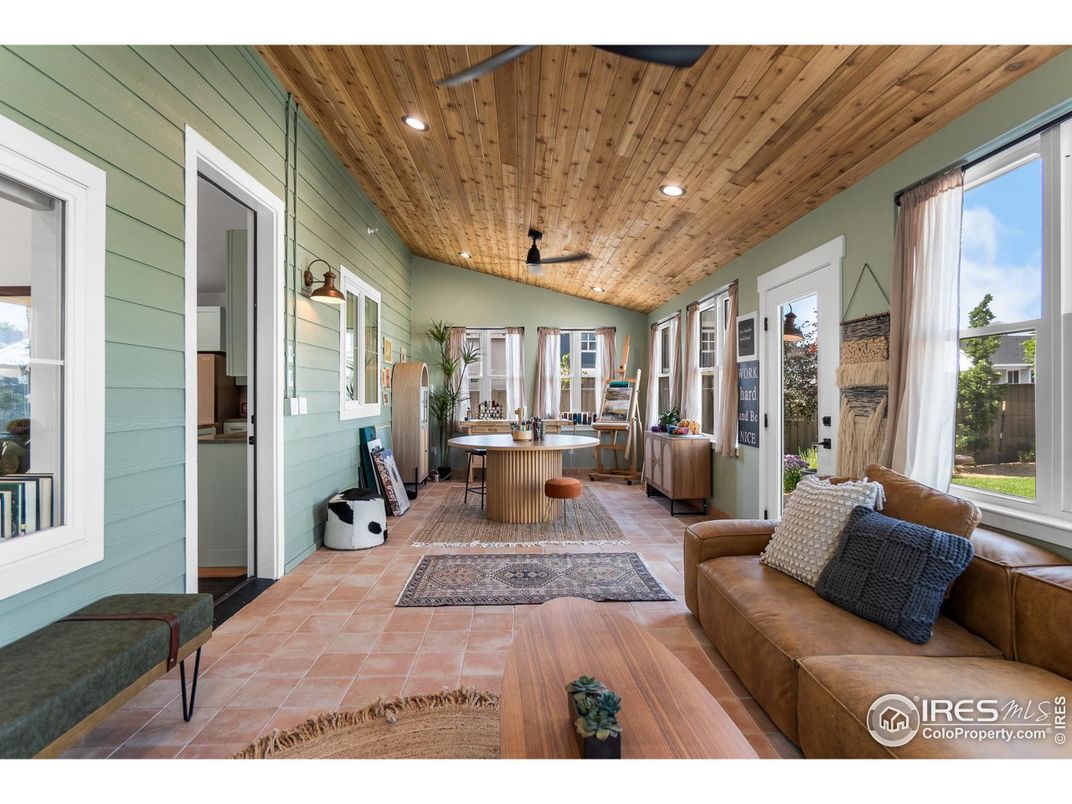 Interior, Living room, Recessed Lighting, Wooden Ceilings