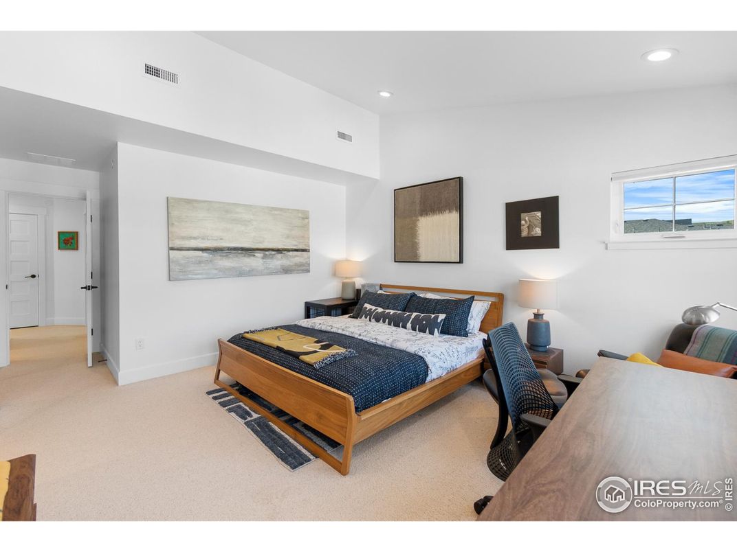 Bedroom, Interior, Recessed Lighting