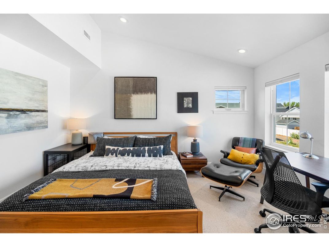 Bedroom, Home Office, Interior, Recessed Lighting