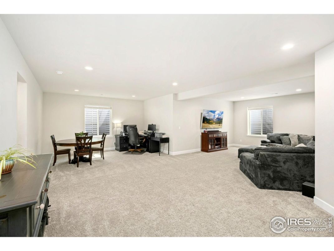 Home Office, Interior, Living room, Recessed Lighting