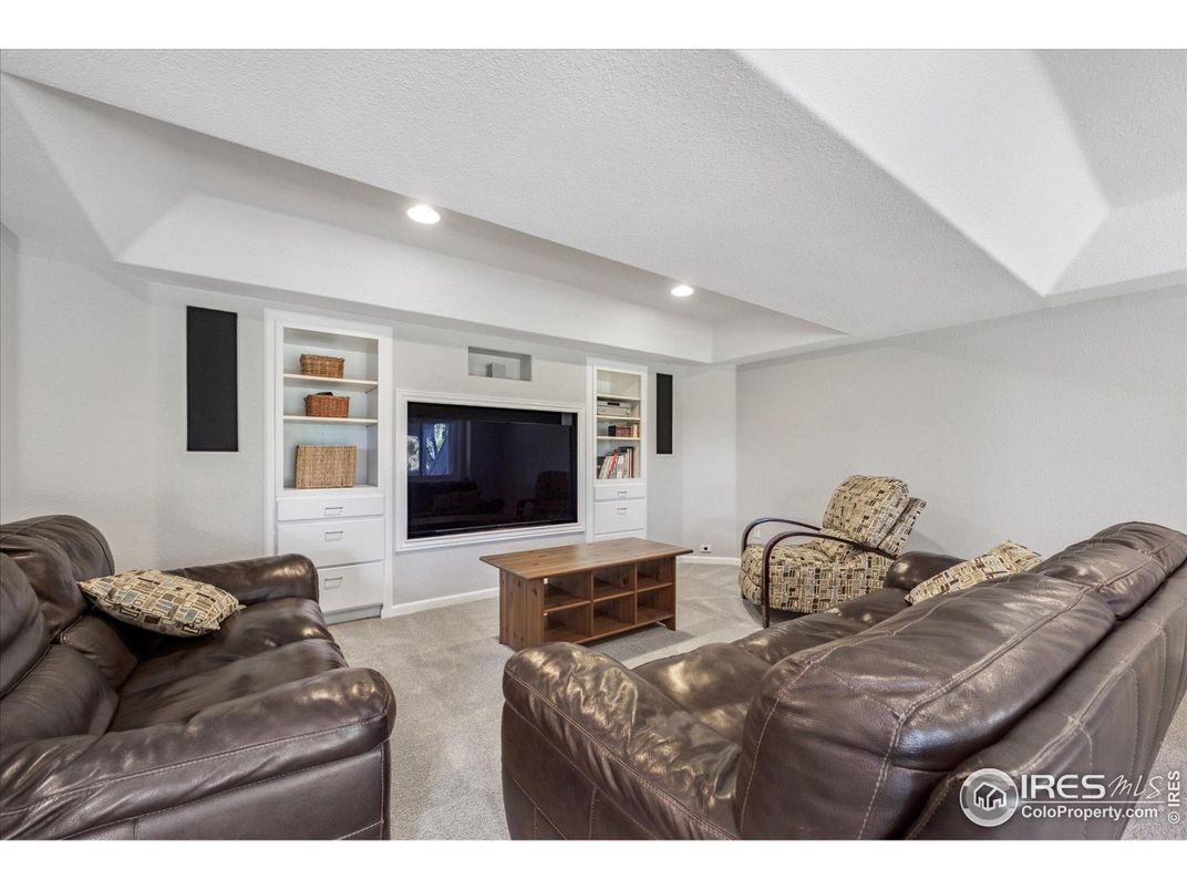 Interior, Living room, Recessed Lighting