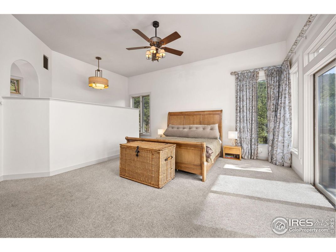 Bedroom, Interior, Pendant Lights
