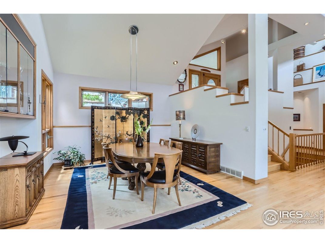 Home Office, Interior, Pendant Lights, Recessed Lighting, Wood Texture Flooring