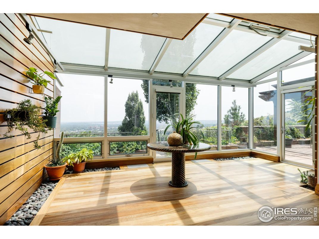 Glass Ceilings, Interior, Sun Room, Wood Texture Flooring
