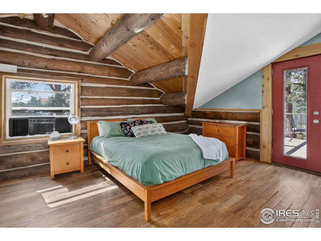 Bedroom, Interior, Wooden Beams, Wooden Ceilings, Wood Texture Flooring, Wooden Walls