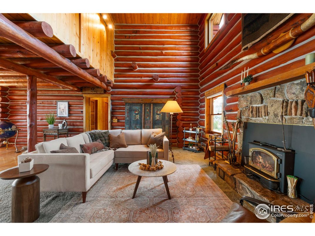 Fireplace, Interior, Living room, Stone Walls, Wooden Beams, Wooden Ceilings, Wooden Walls