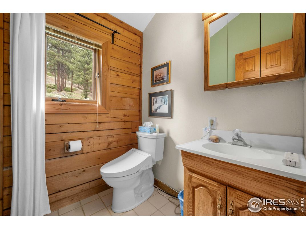 Bathroom, Interior, Wooden Walls