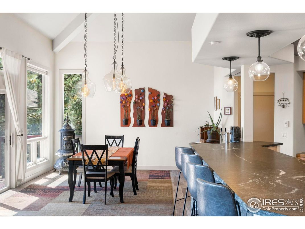 Dining room, Interior, Pendant Lights
