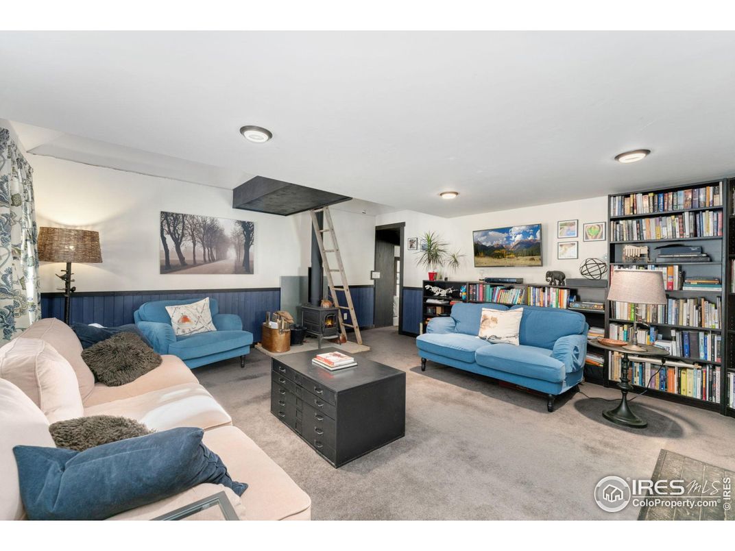 Interior, Living room, Recessed Lighting