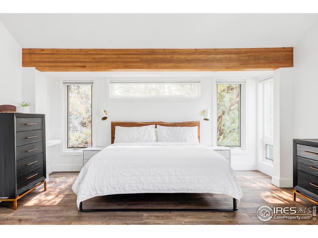 Bedroom, Interior, Wood Texture Flooring
