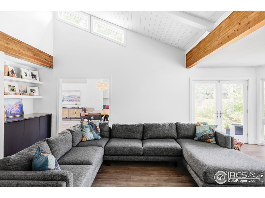 Interior, Living room, Wooden Beams, Wood Texture Flooring