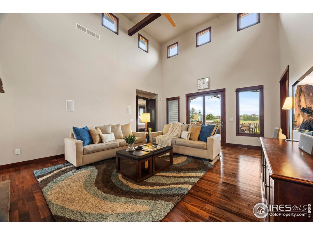 Interior, Living room, Wooden Beams, Wood Texture Flooring