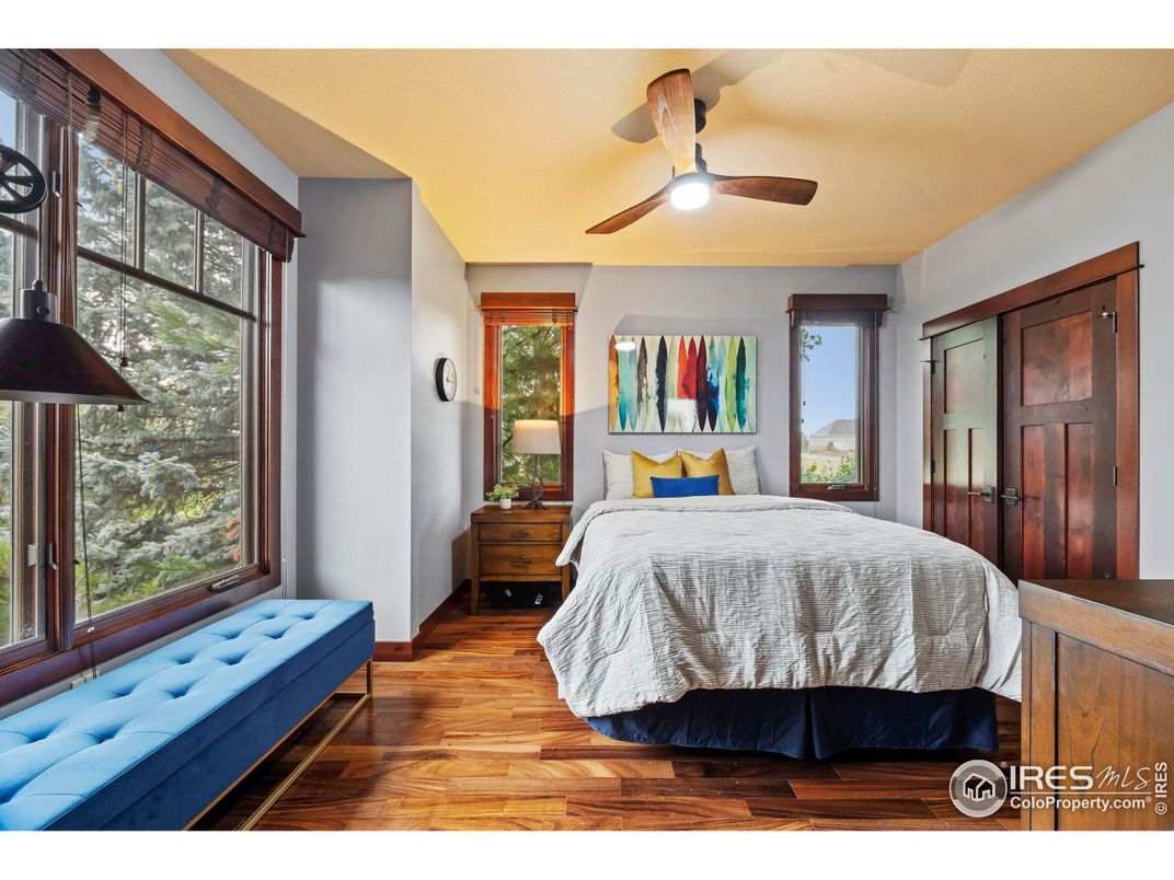 Bedroom, Interior, Wood Texture Flooring