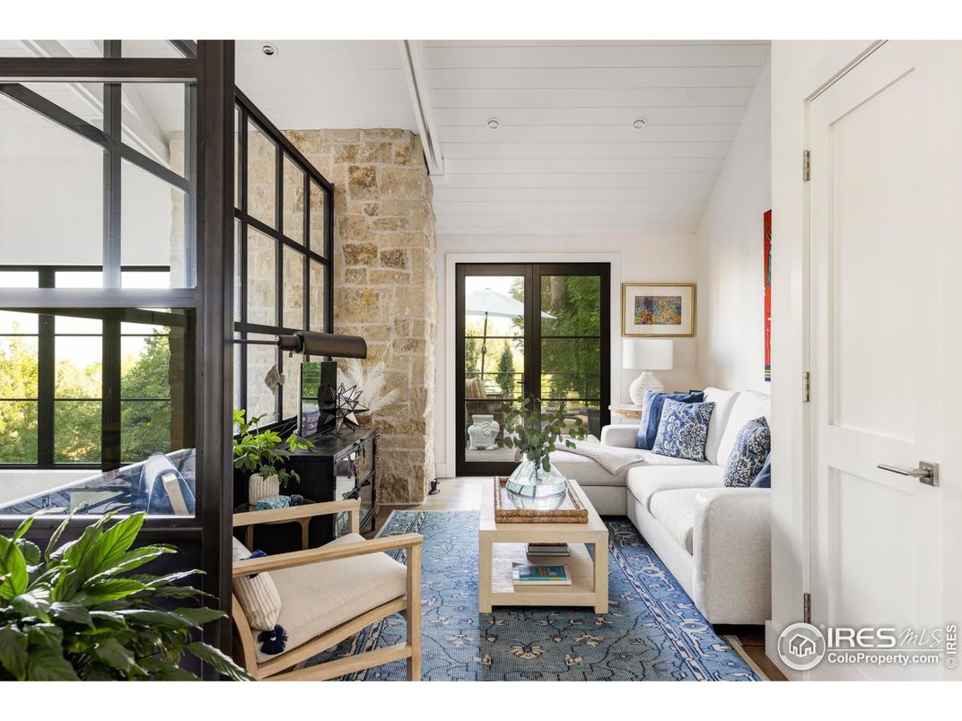 Interior, Living room, Stone Walls