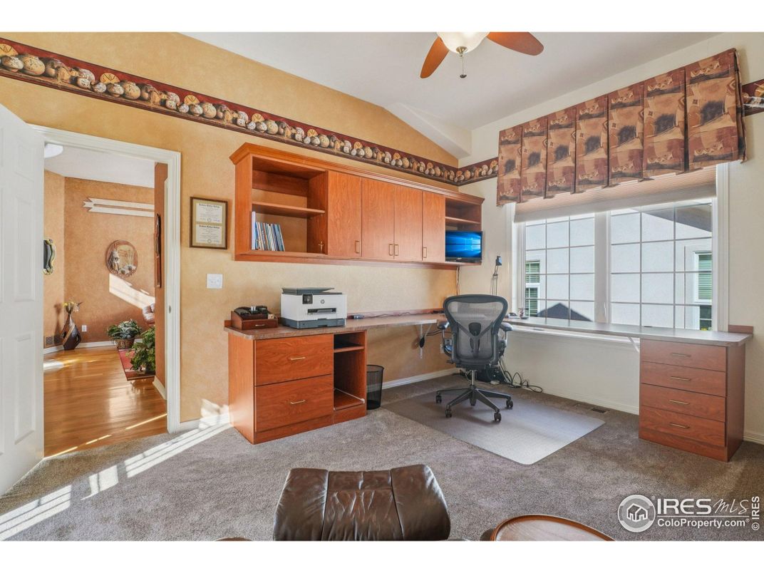 Home Office, Interior, Wood Texture Flooring