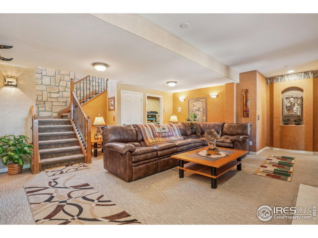 Interior, Living room, Stone Walls