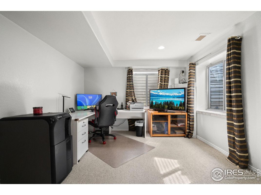 Home Office, Interior, Recessed Lighting