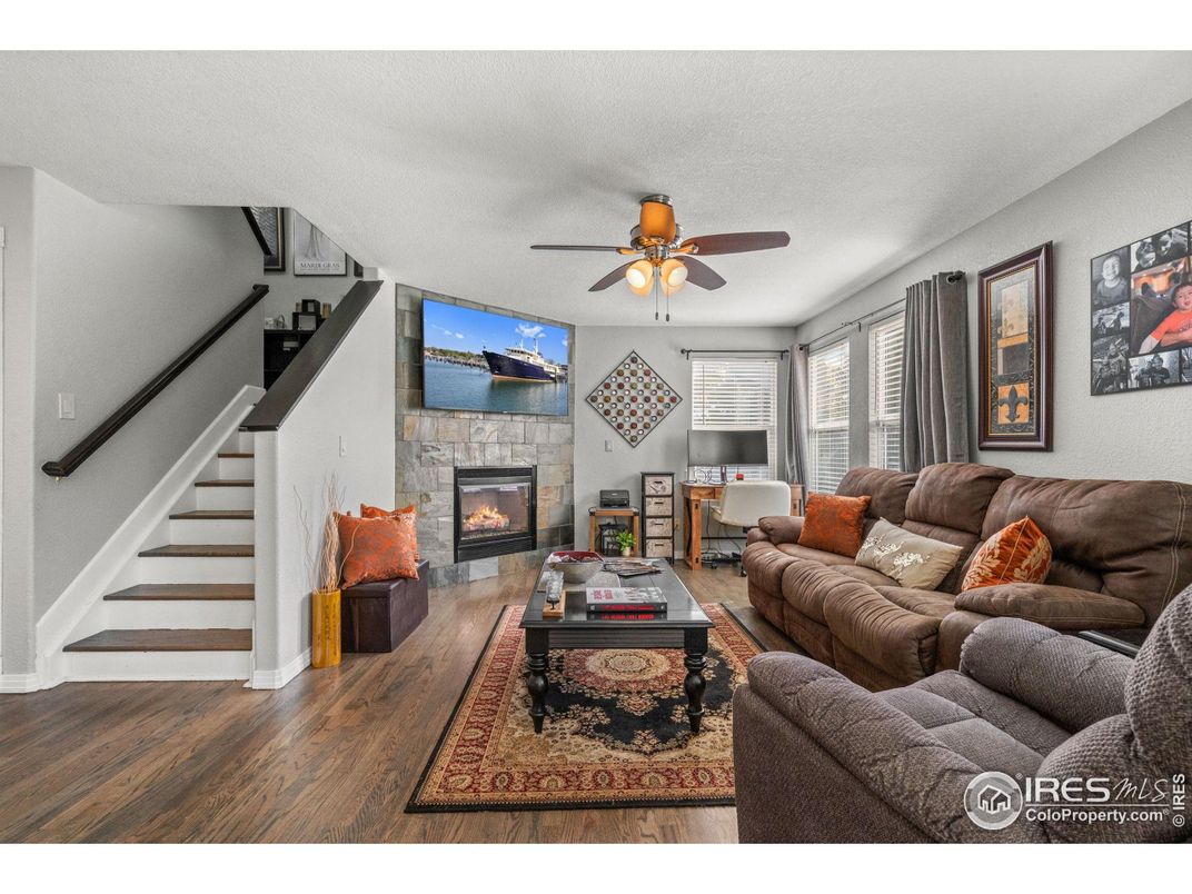 Fireplace, Interior, Living room, Wood Texture Flooring