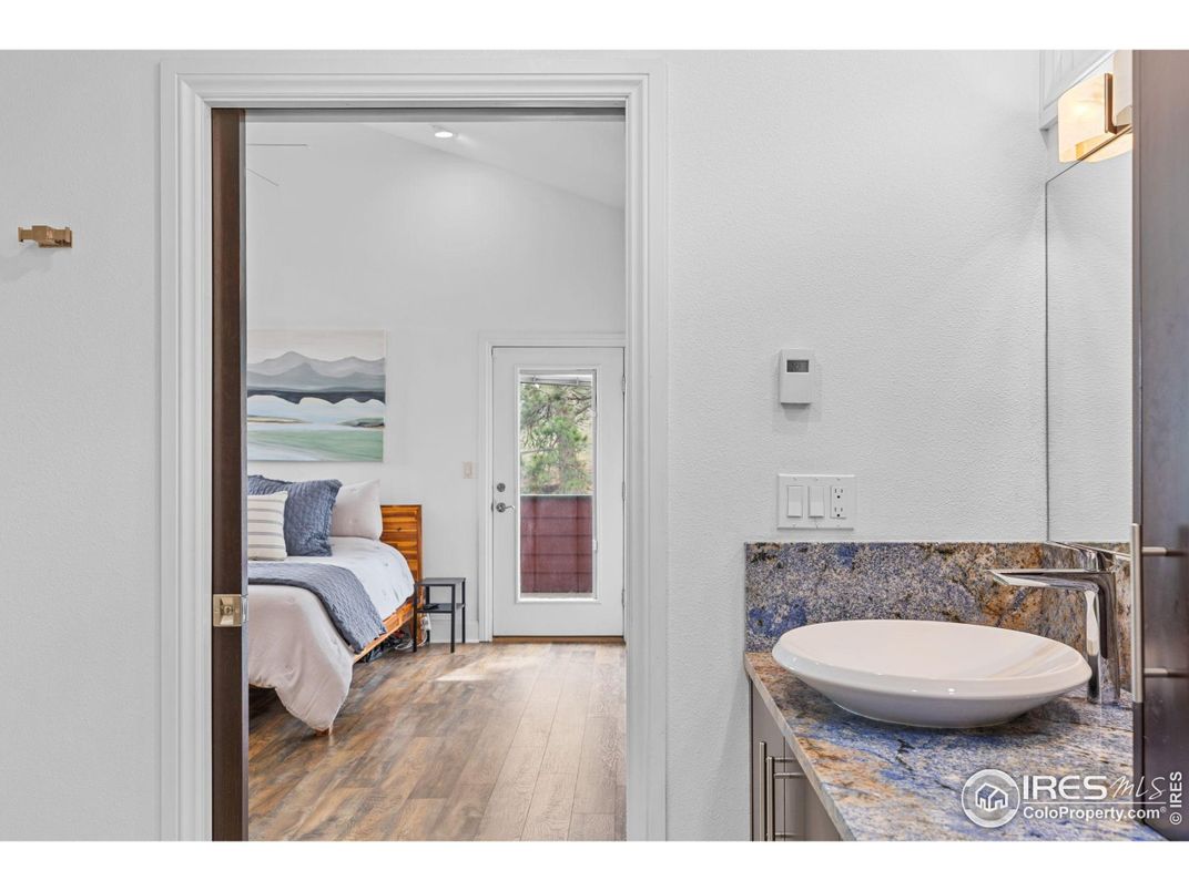 Bathroom, Bedroom, Interior, Recessed Lighting, Wood Texture Flooring