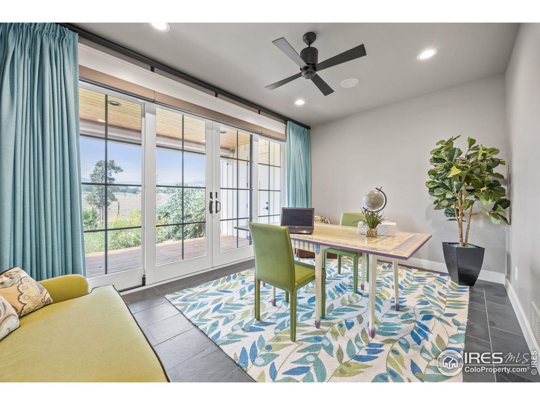 Home Office, Interior, Recessed Lighting