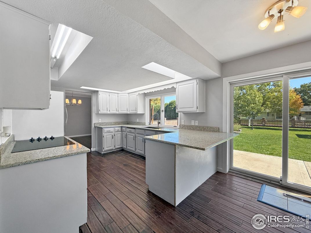 Interior, Kitchen, Wood Texture Flooring