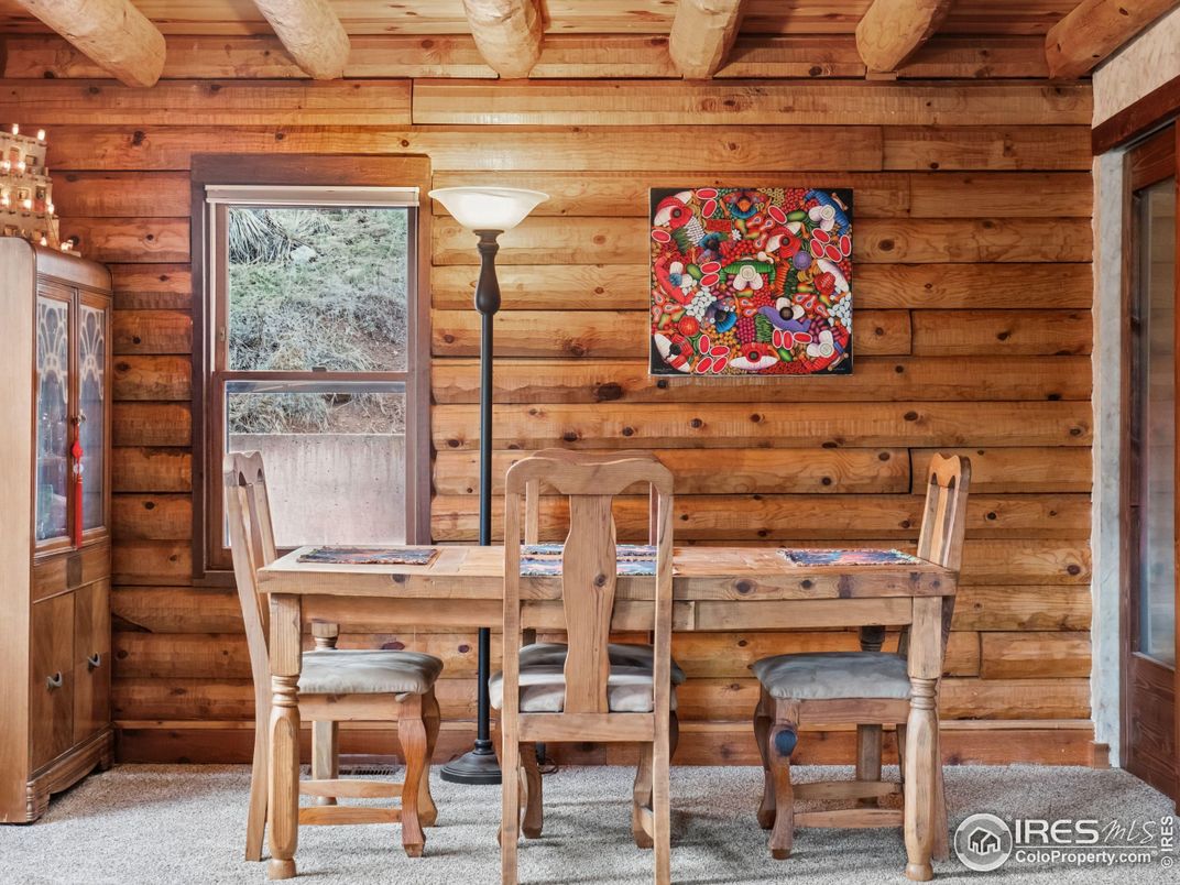 Dining room, Interior, Wooden Walls