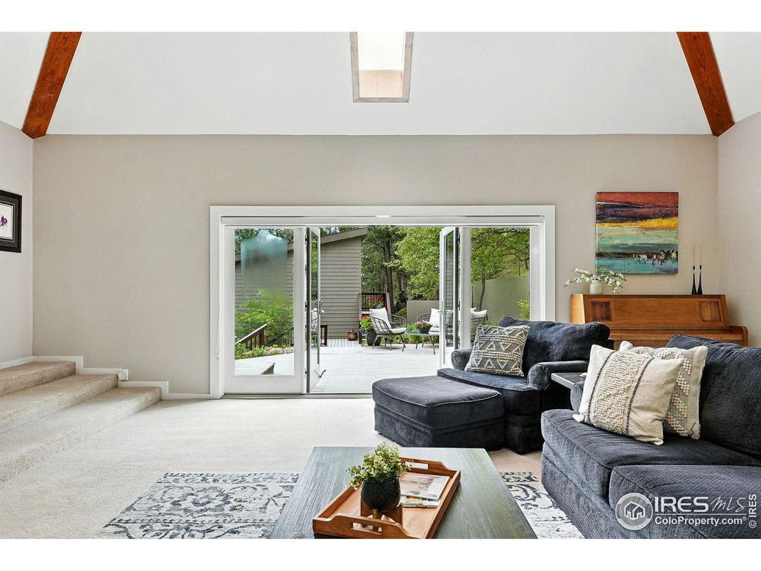 Interior, Living room, Wooden Beams