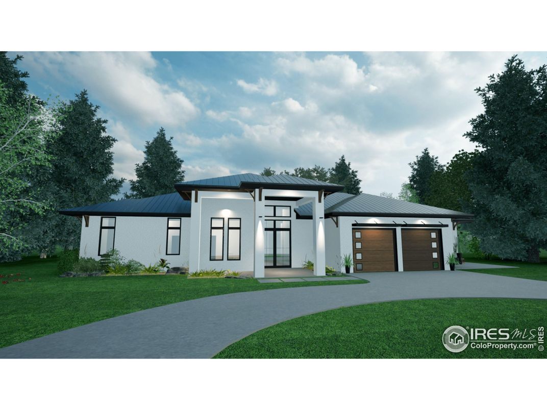 Attached, Backyard, Exterior, Facade, Modern