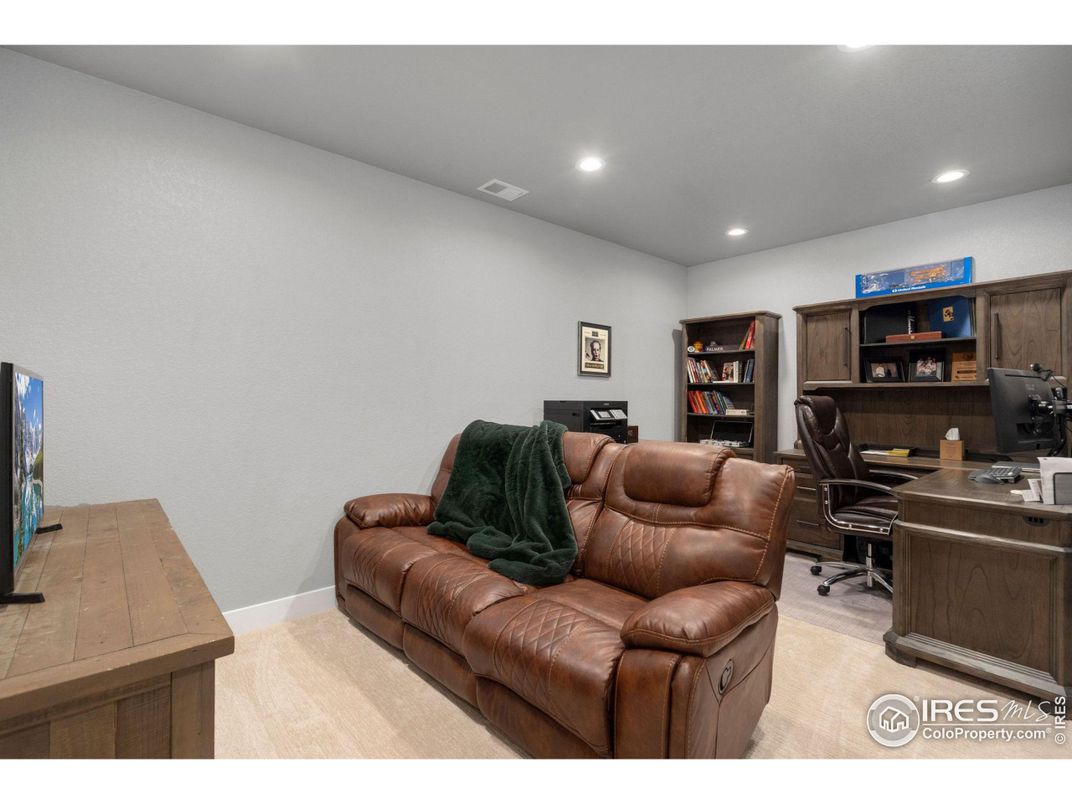 Home Office, Interior, Recessed Lighting