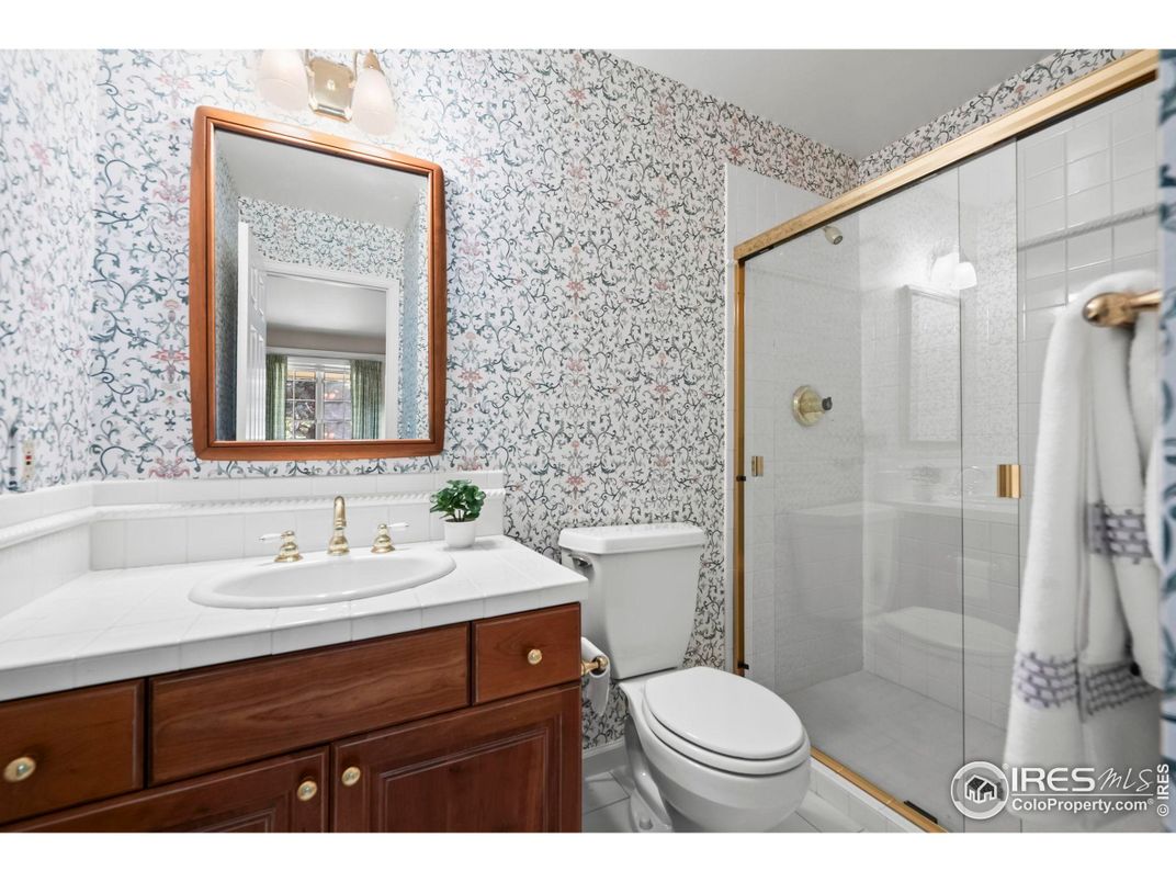 Bathroom, Glass Shower, Interior, Tile Countertops