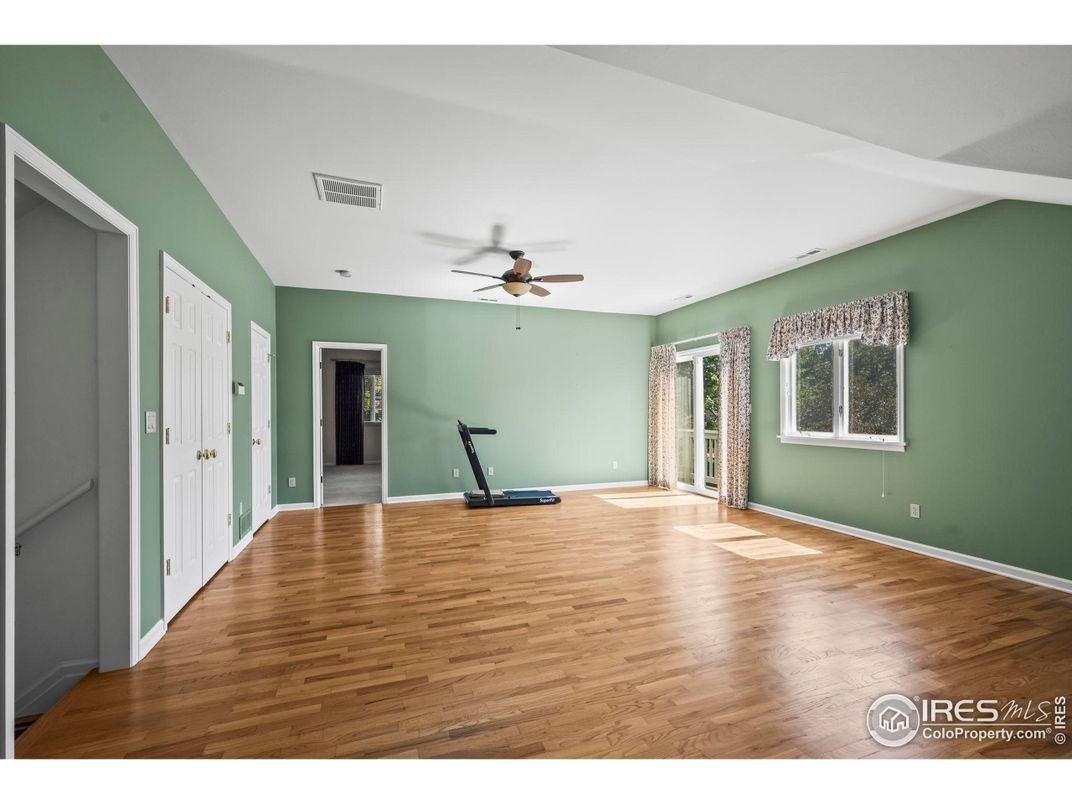 Fitness Equipment, Interior, Wood Texture Flooring