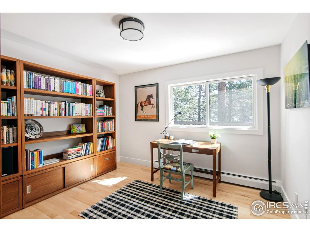 Home Office, Interior, Wood Texture Flooring