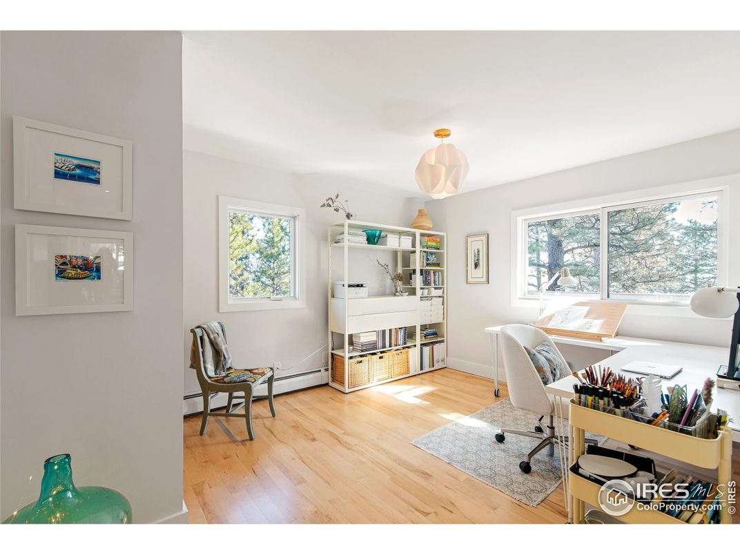 Home Office, Interior, Wood Texture Flooring